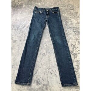 American Eagle Outfitters Skinny Super Stretch Women's Sz 4 Long Mid Wash